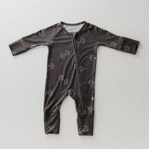Arm Day Bamboo Zip Pajamas
