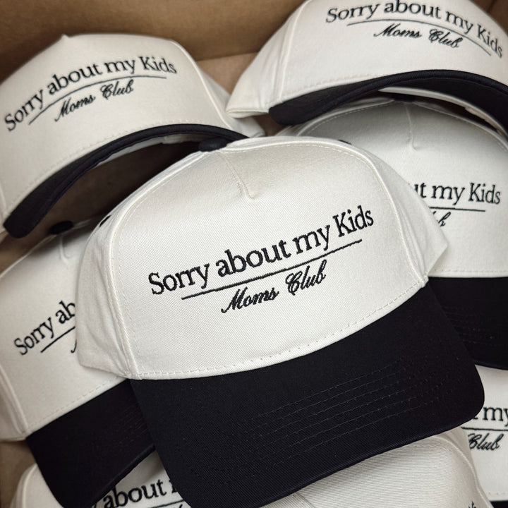Sorry About My Kids. Vintage Trucker Hat