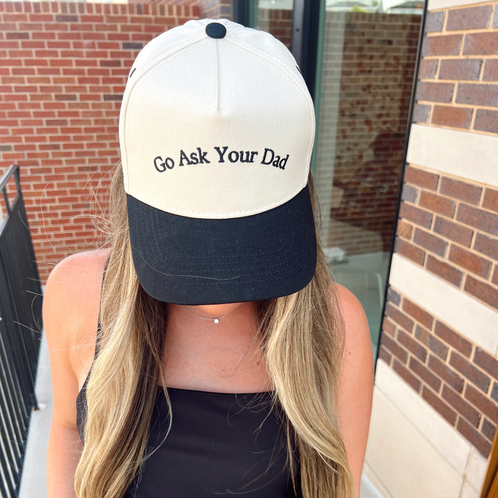Go Ask Your Dad Vintage Trucker Hat