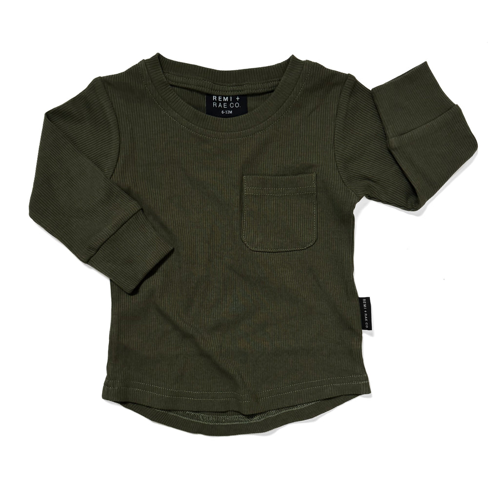 Ribbed Long Sleeve - Hunter