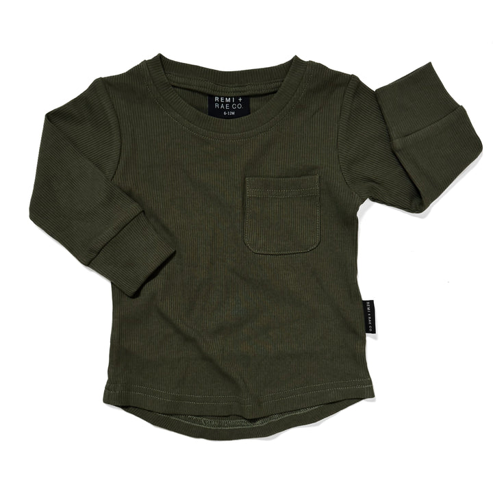 Ribbed Long Sleeve - Hunter