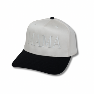 MAMA Black and Cream Hat