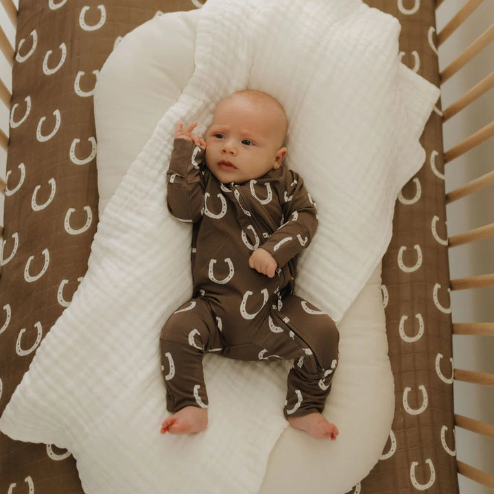 Giddy Up Bamboo Zip Pajamas