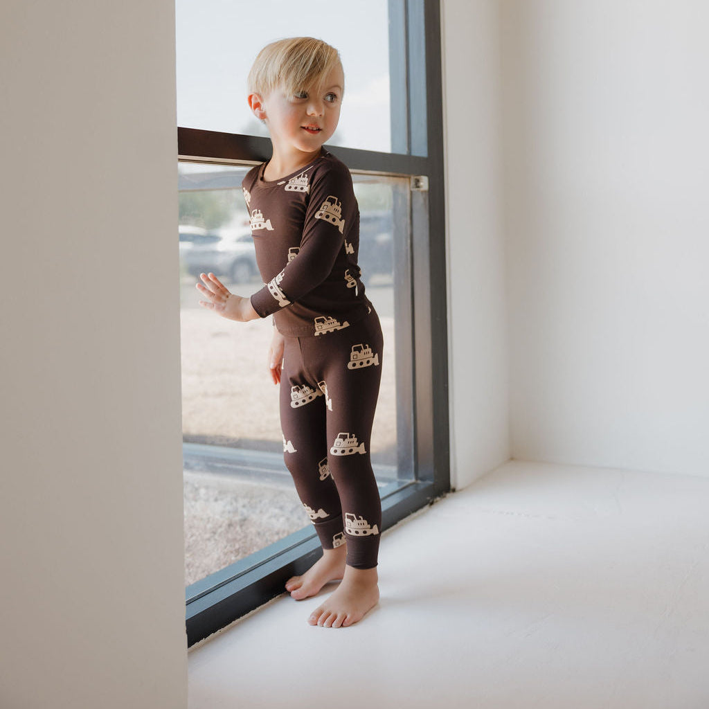 Bamboo Bulldozer Sleepy Time Set