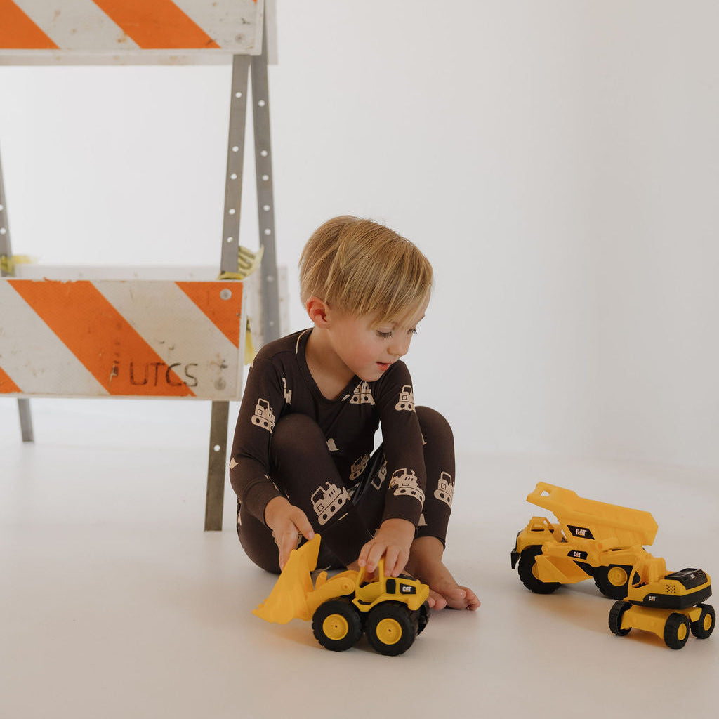 Bamboo Bulldozer Sleepy Time Set