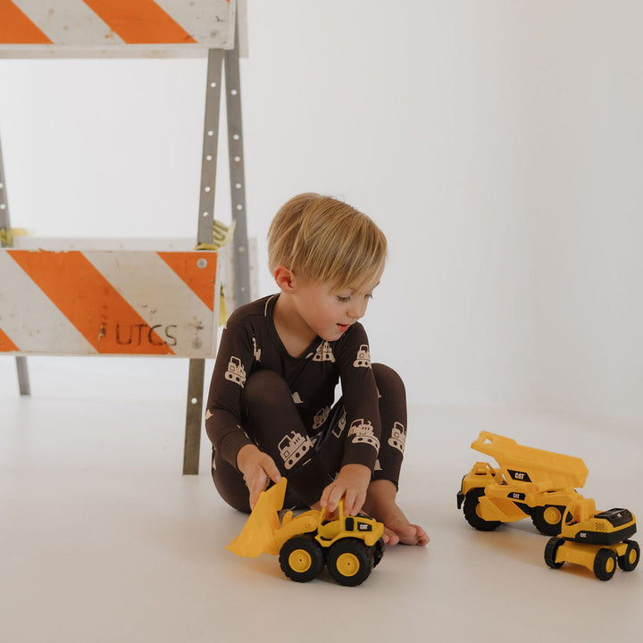 Bamboo Bulldozer Sleepy Time Set