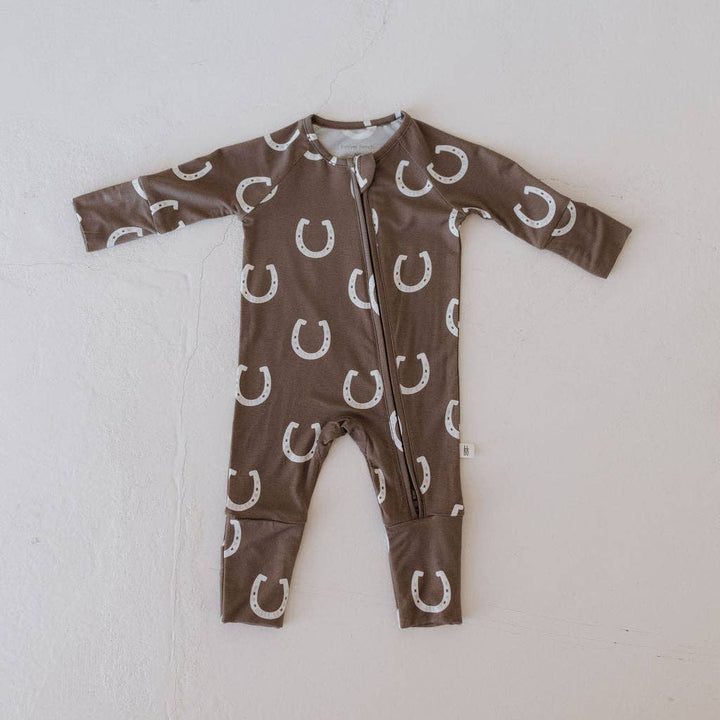 Giddy Up Bamboo Zip Pajamas