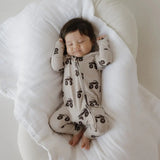 Monster Truck Bamboo Zip Pajamas
