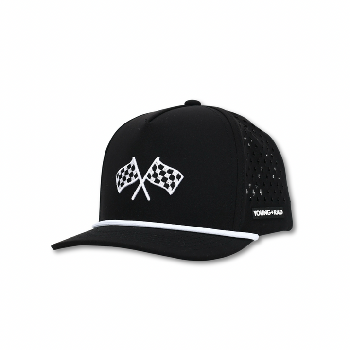 Black Finish Line Snapback