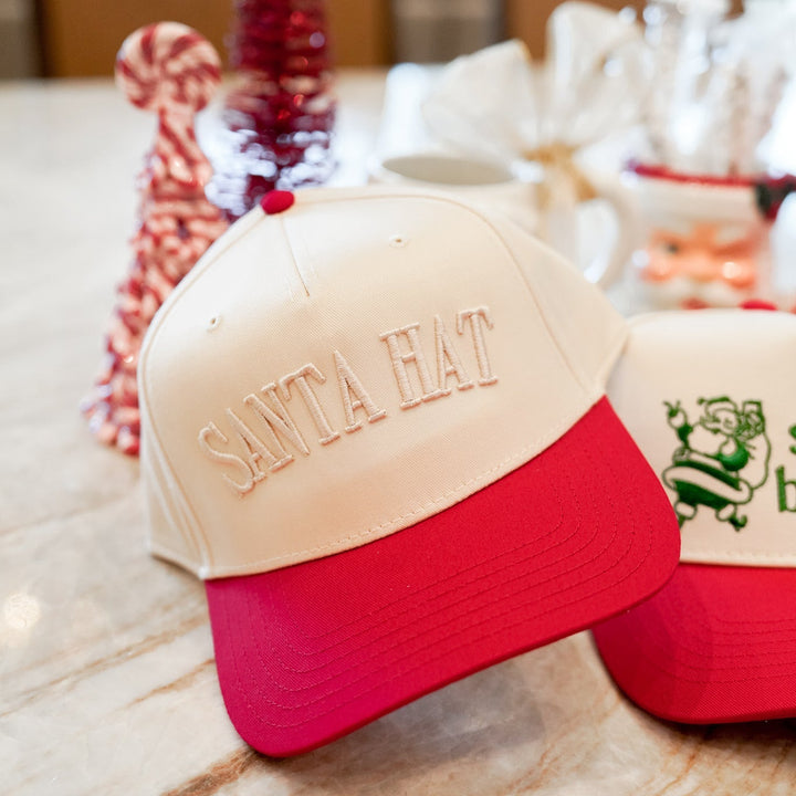 Santa Hat - Red Vintage Trucker Hat