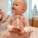 Milk & Cookies Bamboo Zip Pajama