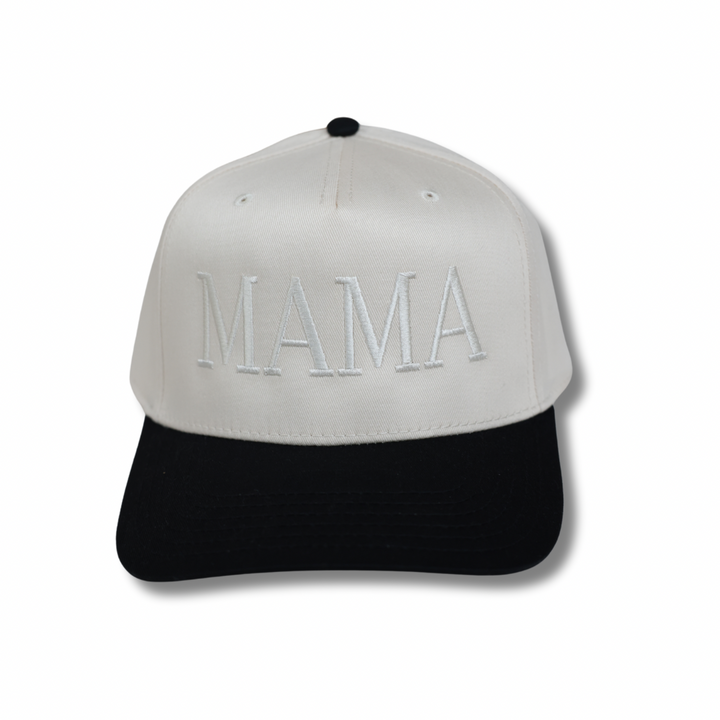 MAMA Black and Cream Hat