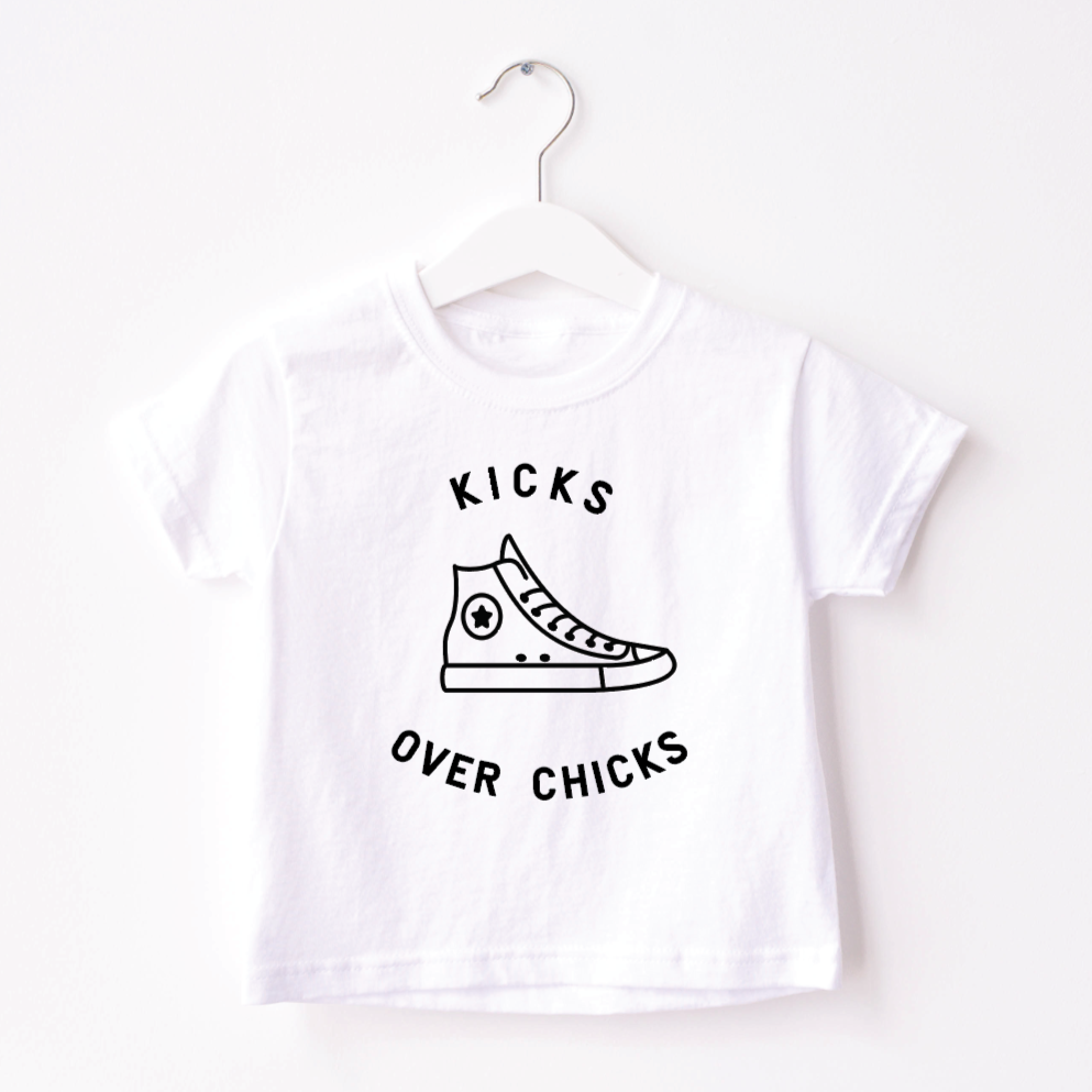 Kicks Over Chicks Tee