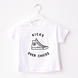 Kicks Over Chicks Tee