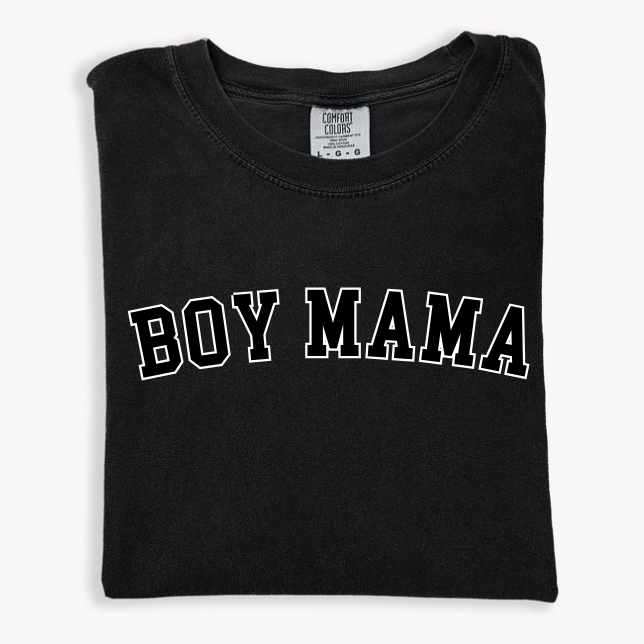 Boy Mama Varsity Tee